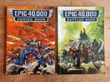Warhammer Epic 40,000 Armies book en Battles book beschikbaar voor biedingen