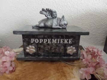Hondenurn met Franse Bulldog met of zonder vleugels beschikbaar voor biedingen