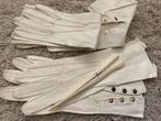 2 paar antieke leren handschoenen met  handschoenspanner, Ophalen of Verzenden