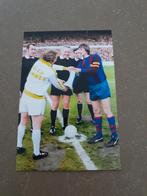 Johan Cruijff Barcelona en Billy Bremner Leeds United, Ophalen of Verzenden, Zo goed als nieuw, Ajax