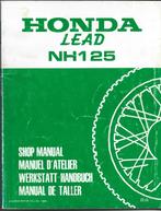 Honda NH125 Lead Shop Manual Supplement scooter (541s), Motoren, Handleidingen en Instructieboekjes, Honda