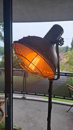Industriele lamp, staande lamp, stoere look, Huis en Inrichting, Ophalen, Gebruikt, Metaal, 150 tot 200 cm