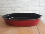 (T) Grote, zware ovenschaal/braadslee. Aardewerk. 46x26x8 cm, Huis en Inrichting, Keuken | Potten en Pannen, Ophalen of Verzenden