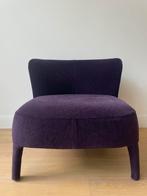 B&B Italia Maxalto Apta Febo Stoel - Paars Velvet, Gebruikt, Minder dan 75 cm, Ophalen of Verzenden, Stof