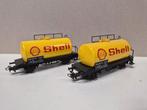 Marklin 2 stuks Shell tankwagen, Ophalen, Wisselstroom, Gebruikt, Wagon