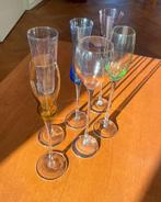 6 kleurige feest glazen, Ophalen, Zo goed als nieuw, Overige typen