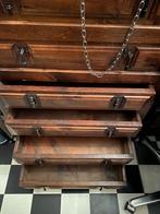 Houten spaanse ladekast met veel opbergruimte, Ophalen, Gebruikt, 50 tot 100 cm, Met lade(s)