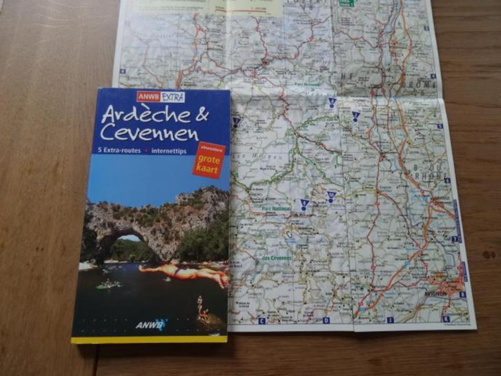 Ardeche en Cevennen ; anwb extra reisgids + landkaart, Boeken, Reisgidsen, Zo goed als nieuw, Reisgids of -boek, Europa, ANWB