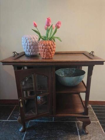 Antiek theekastje inclusief blad  beschikbaar voor biedingen