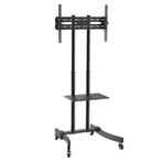 TV/monitor standaard trolley, 37-70", hoogte verstelbaar