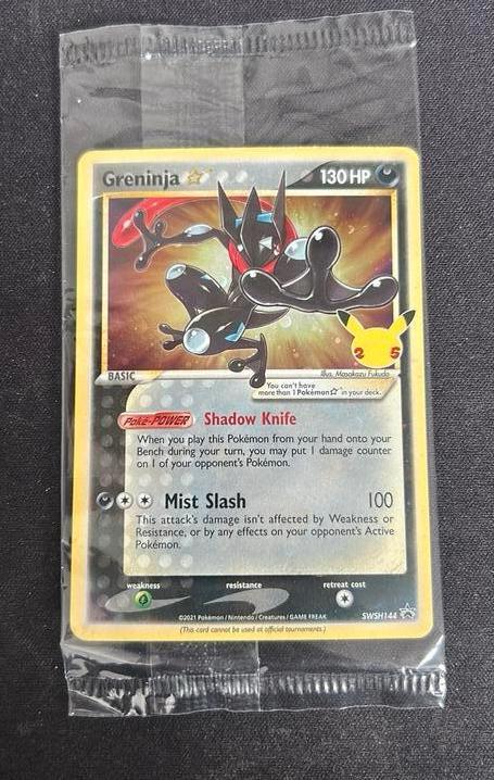 Pokémon - Greninja swsh144 - sealed - Mint, Hobby en Vrije tijd, Verzamelkaartspellen | Pokémon, Nieuw, Losse kaart, Foil, Ophalen of Verzenden