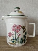 Florabunda wedgwood koffiepot met roze bloemen, Wedgwood, Ophalen of Verzenden, Zo goed als nieuw