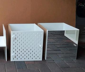 Spiegeldeur en deur ophangbord ikea Kallax vakkenkast  beschikbaar voor biedingen