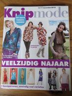 Knipmode november 2010 jurk met keuzemenu met bijlage tricot, Ophalen of Verzenden, Zo goed als nieuw, Vrouw, Knipmode