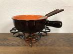 Vintage kaasfondue set smeedijzer rechaud Sigg brander, Ophalen, Zo goed als nieuw