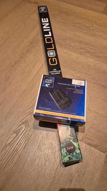 HVP Aqua Goldline 895 led-verlichting 2 stuks + controller  beschikbaar voor biedingen