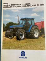 Ford serie 40 Tractor brochure folder, Boeken, Folder, Ophalen of Verzenden, Zo goed als nieuw