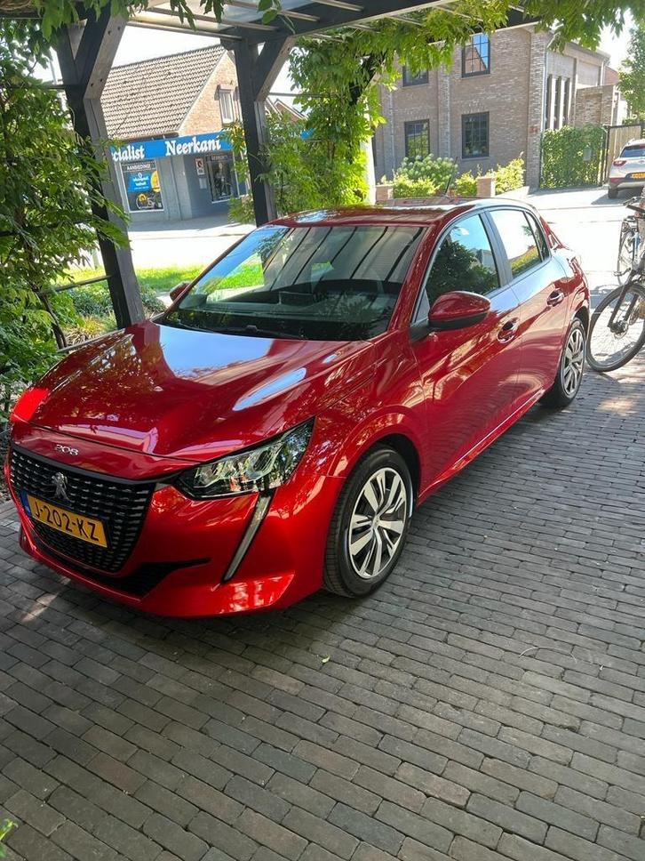 Peugeot 208 1.2 Puretech 100pk 2020 Rood, Auto's, Peugeot, Particulier, ABS, Achteruitrijcamera, Adaptive Cruise Control, Airbags