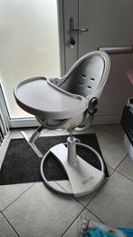 Wit/zilveren Bloom stoel met stoelverkleiners, Kinderen en Baby's, Kinderstoelen, Stoelverkleiner, Gebruikt, Meegroeistoel, Ophalen