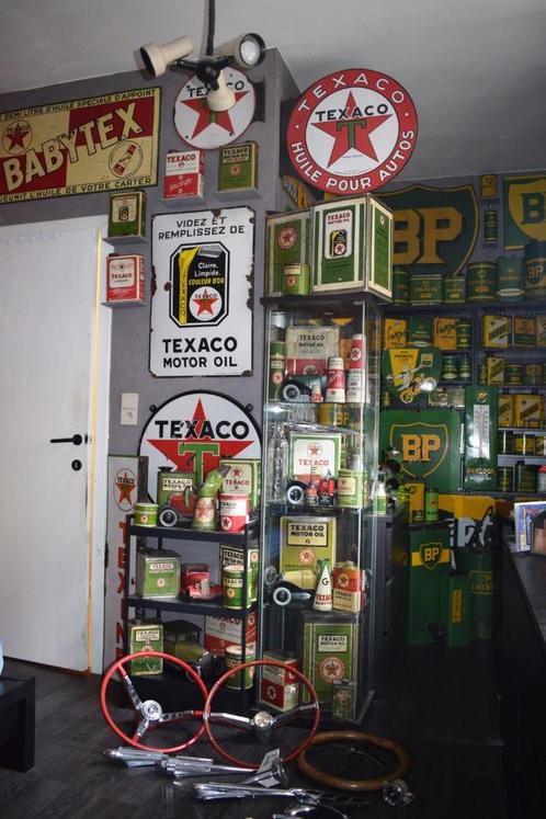 Vintage Amerikaanse oldtimer onderdelen texaco shell, Verzamelen, Merken en Reclamevoorwerpen, Gebruikt, Reclamebord, Ophalen of Verzenden