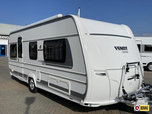 Fendt Diamant 560 MOVER - LUIFEL - AIRCO, Caravans en Kamperen, Caravans, Bedrijf, tot en met 4, Rondzit, Fendt, 2 aparte bedden