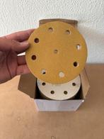 Schuurpapier klittenband 125mm 9 stofgaten nieuw 50 stuks, Ophalen of Verzenden, Nieuw