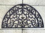 Halfronde gietijzeren deurmat, Ophalen of Verzenden, Gebruikt, Gietijzer