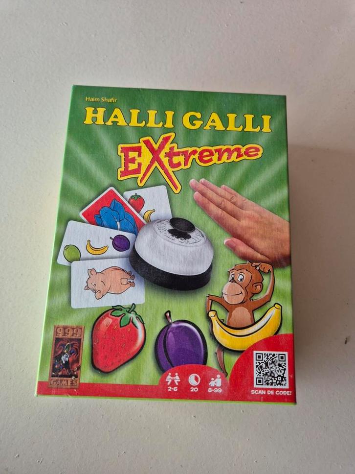 Halli Galli Extreme - Kaartspel, Hobby en Vrije tijd, Gezelschapsspellen | Bordspellen, Zo goed als nieuw, Een of twee spelers