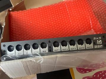Gsi 5x5 professionel rackmount usb -midi interface  beschikbaar voor biedingen
