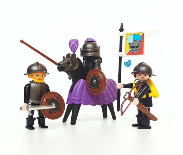 Playmobil 3329 - Ridder met schildknapen, Kinderen en Baby's, Speelgoed | Playmobil, Gebruikt, Ophalen of Verzenden