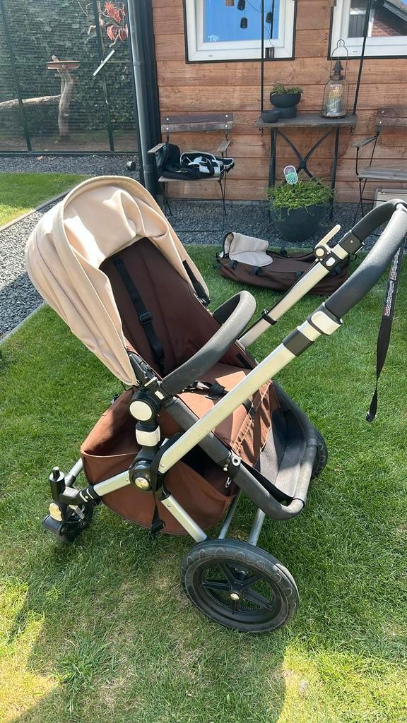 Bugaboo Cameleon Combiwagen Bruin/Beige, Kinderen en Baby's, Kinderwagens en Combinaties, Gebruikt, Combiwagen, Bugaboo, Ophalen of Verzenden
