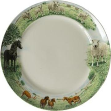 Dinerborden Paard - Schaap Wiebe van der Zee servies beschikbaar voor biedingen