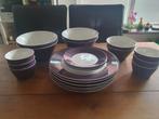 Hema servies paars, Huis en Inrichting, Keuken | Servies, Ophalen of Verzenden, Gebruikt, Overige stijlen, Bord(en)