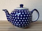 Theepot BUNZLAU/BOLESLAWIEC, Blue Eyes, 0,9 liter, Huis en Inrichting, Keuken | Servies, Keramiek, Overige typen, Nieuw, Ophalen of Verzenden