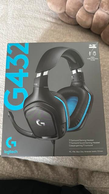 Logitech G G432 7.1 Surround Sound Wired Gaming Headset beschikbaar voor biedingen