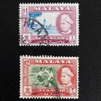 Maleisië Selangor - SG125+126, Ophalen of Verzenden, Gestempeld, Zuidoost-Azië