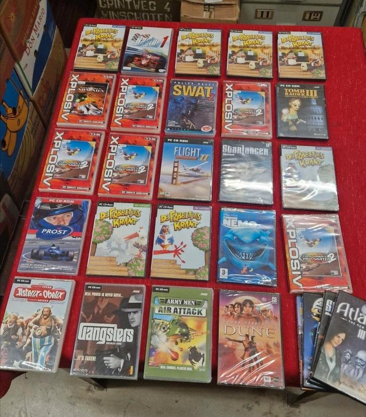 Verzameling pc games oude winkelvoorraad, Spelcomputers en Games, Games | Pc, Zo goed als nieuw, 1 speler, Vanaf 3 jaar, Ophalen of Verzenden