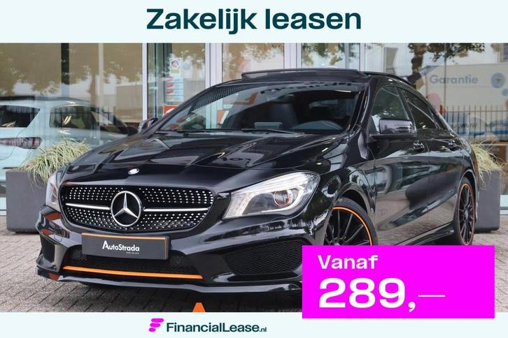 Mercedes CLA-Klasse 180 AMG-LINE Orange Art Edition I Pano I, Auto's, Mercedes-Benz, Bedrijf, Lease, Financial lease, CLA, ABS