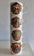 Vier Douwe Egberts Bekers, Huis en Inrichting, Ophalen of Verzenden, Zo goed als nieuw, Overige stijlen, Kop(pen) en/of Schotel(s)
