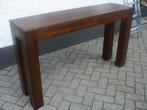 ZWARE TEAK SIDETABLE - WANDTAFEL - TV-MEUBEL 140 cm. FLAMANT, Ophalen, Gielen, Nieuw, Info@houseofcoco.nl
