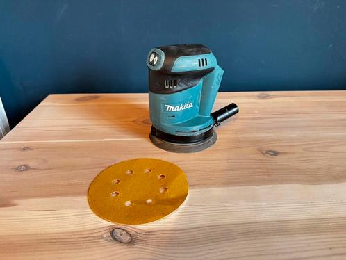 DBO180 makita 18v excentrische schuurmachine, Doe-het-zelf en Verbouw, Gereedschap | Schuurmachines, Ophalen of Verzenden