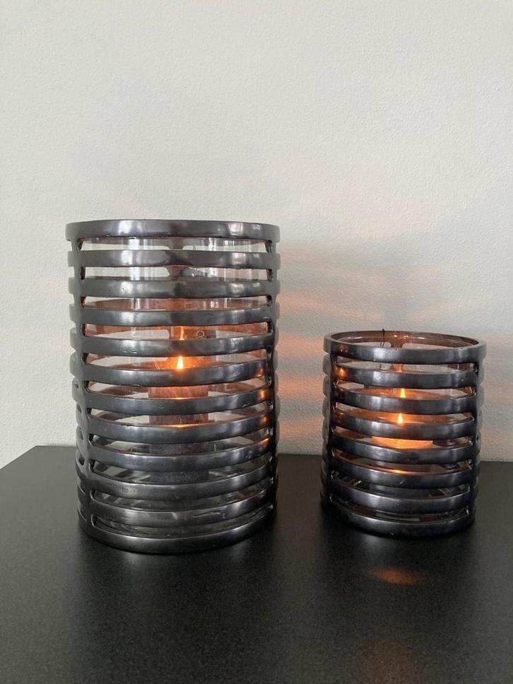Diga Colmore Stoere Lantaarn Alu Raw S of L zwart Nieuw!, Huis en Inrichting, Woonaccessoires | Kandelaars en Kaarsen, Nieuw, Kandelaar
