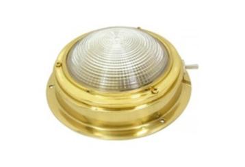Kajuitlamp messing 170mm 12 Volt LED plafondlamp plafonniere beschikbaar voor biedingen