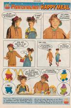 Retro reclame 1995 McDonald's Happy Meal de astronauten, Verzenden, Overige typen