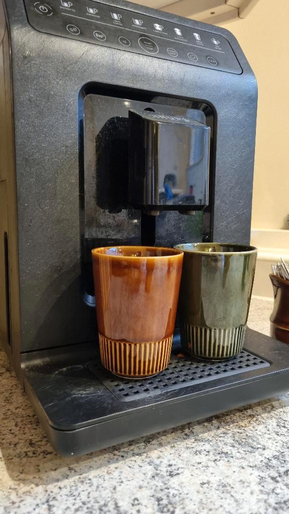 espressomachine Krups met de allerlekkerste koffie, Witgoed en Apparatuur, Koffiezetapparaten, Zo goed als nieuw, Koffiebonen