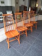 pastoe spijlen stoelen, Huis en Inrichting, Stoelen, Gebruikt, Bruin, Vintage, Ophalen of Verzenden