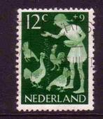 Nederland 1962 782 Kind 12c, Kippen voeren, Gest, Postzegels en Munten, Postzegels | Nederland, Na 1940, Ophalen of Verzenden