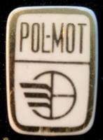 Pol-Mot speld wit plastic, Verzenden, Nieuw, Transport, Speldje of Pin