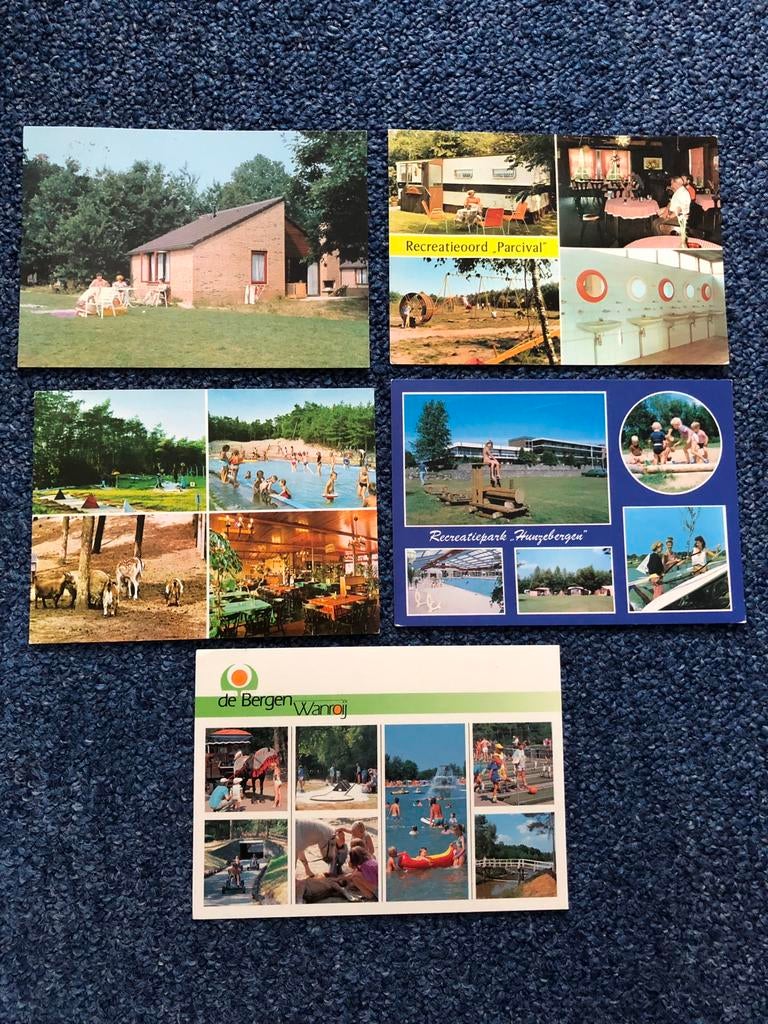 Ansichtkaarten  diverse vakantieparken Brabant. Per stuk bie, Ophalen of Verzenden, 1980 tot heden, Gelopen, Noord-Brabant