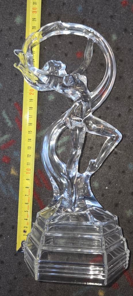 Glazen beeld van een dansende vrouw, Ophalen of Verzenden